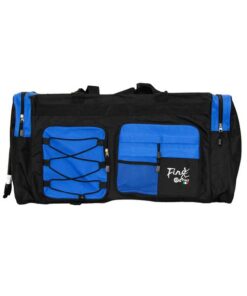 Fino SK-361 Unisex Polyester Travel Duffle Bag - 30-Inch - Black & Blue