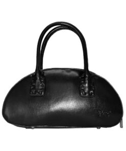 Fino SK-5505 Faux Leather Portable Mini Handheld Bowling Bag - Black