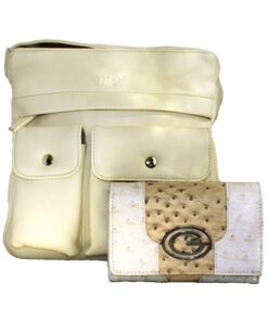 Fino SK-6013+3718-093 Classic Faux Leather Shoulder Bag & Purse Set