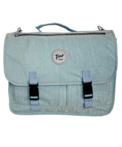 Fino SK-7714 Unisex Waterproof Ultra-Light crinkle Nylon Shoulder Bag - Blue