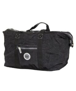 Fino SK-7719 Waterproof Ultra-Light crinkle Nylon Duffle Bag - Black