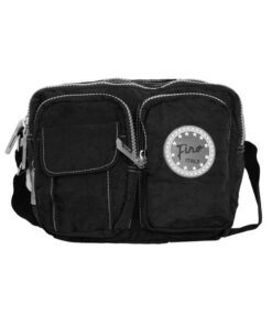 Fino Sk-7725 Waterproof Ultra-Light Crinkle Nylon Carry Bag - Black - Women - Black