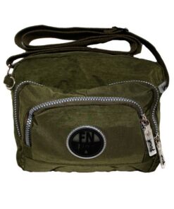 Fino SK-7732 Washed Nylon Lightweight Waterproof Small Crossbody Bag - Green