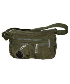 Fino SK-7740 Waterproof Ultra-Light crinkle Nylon Shoulder Bag - Green