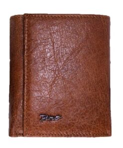 Fino SK-BD1602 Italian Top Grain Genuine Leather Slim Compact Card Holder Wallet with Gift Box
