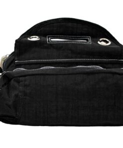Fino SK-CA7730 Waterproof Ultra-Light crinkle Nylon Shoulder Bag - Midnight Black