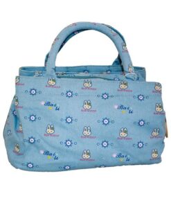 Fino SK-CA8862 Multi-Purpose Bunny Print Canvas Bags - Blue