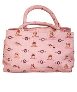 Fino SK-CA8862 Multi-Purpose Bunny Print Canvas Bags - Pink