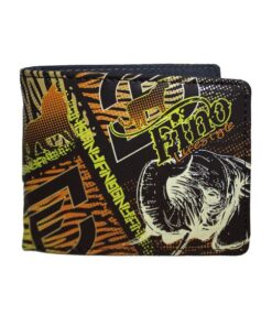 Fino SK-FZ11 Faux Leather Souvenir Card Holder Wallet with SD Card Holder - Dark Brown