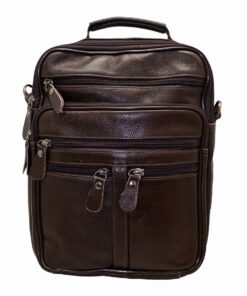 Fino SK-GT 209 Unisex Top Grain Genuine Leather Sling/ Tablet Bag