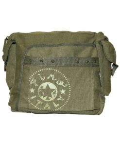 Fino SK-JH725 Canvas Unisex Crossbody Messenger Bag - Green