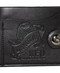 Fino SK-LS075 Faux Leather Bifold Card Wallet With Front Pocket - Midnight Black
