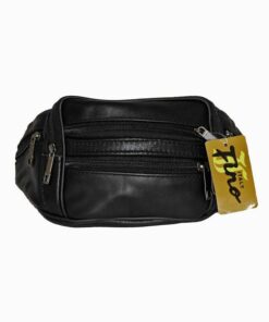 Fino SK-MB2015 Unisex Genuine Leather Moon Bag/Waist Bag/Fanny Pack
