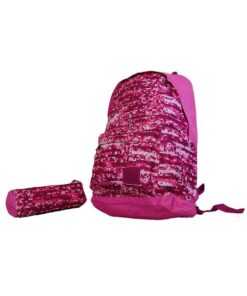 Fino SK-ME1603 17'' Backpack with Pencil Case - Pink