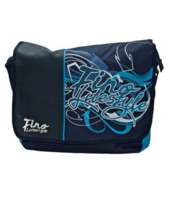 Fino SK-X2221 Lifestyle Unisex Polyester Graffiti Messenger School Bag - Blue