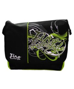 Fino SK-X2221 Lifestyle Unisex Polyester Graffiti Messenger School Bag - Green