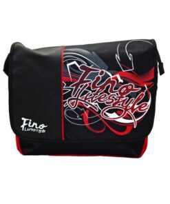 Fino SK-X2221 Lifestyle Unisex Polyester Graffiti Messenger School Bag - Red