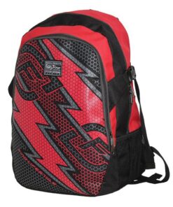 Fino SK-X5178 Unisex Kids School Backpack - Black & Red