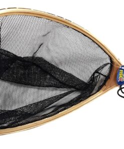 Fish X Wooden Trout Fishing Landing Net