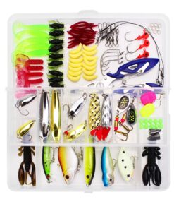 Fishing Bait and Tackle Lure Set - 101 Piece