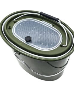 Fishing Bait Bucket with Drainage Inner & Access Lid (5 Litre)