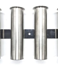 Fishing Buddy Stainless Steel Boat Fishing Rod Holder - 4 Holders