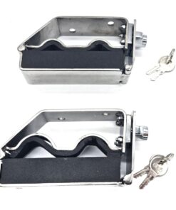 Fishing Buddy Stainless Steel Lockable Fishing Rod Roof Racks For 2