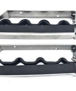 Fishing Buddy Stainless Steel Lockable Fishing Rod Roof Racks For 4