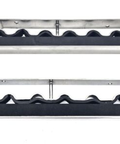 Fishing Buddy Stainless Steel Lockable Fishing Rod Roof Racks For 6