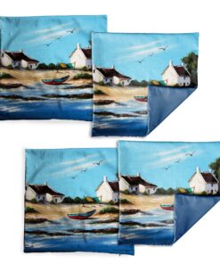 Fishing Houses Luxury Scatter Covers By Stella Bruwer - Set of 4