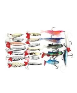 Fishing Lure 21 PCS Metal and Soft Lure Set