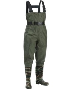 Fishing Wader with Braces, Buckles and Boots for Men/Women - EU 41