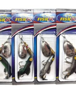 FishX Marble Spinner 4 Piece Bundle