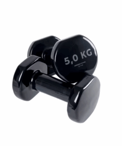 Fitness 5 kg Dumbbells Twin-pack - Black