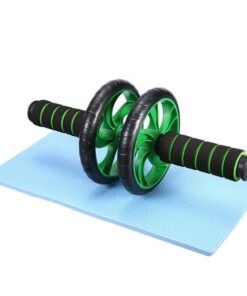 Fitness AB Abdominal Exercise Roller Wheels with Knee Pad