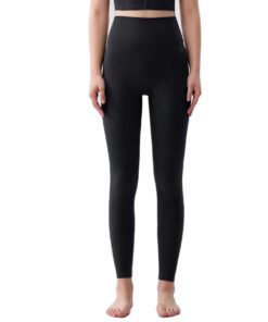 Fitness Or Yoga Lulu Leggings/Tigh Nude Feel High Waist For Women Or Girl - Black