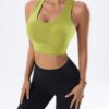 Fitness Sports Bra - High Impact Support - Lime Green - 3XL