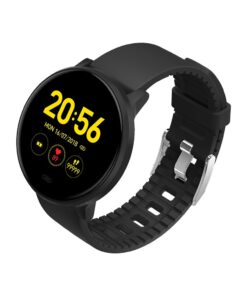 Fitness Tracker Body Temperature Heart Rate Monitor - Black