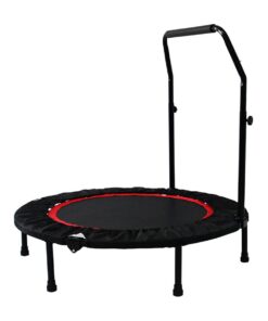 Fitness Trampoline with Adjustable Handlebar - Foldable
