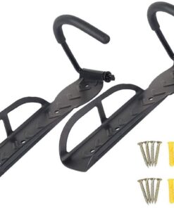 Fitprobo Bicycle Hooks Wall Mounted Vertical Bike Hanger for Mountain Road Folding Bikes Max Load 66Lb (Parallel Import)