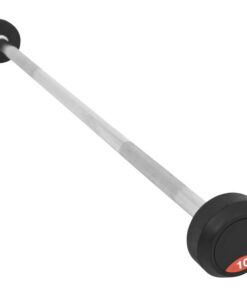 Fixed Rubber Barbell 10KG - 10.0 kg Gorilla Sports SA - 12.5 kg