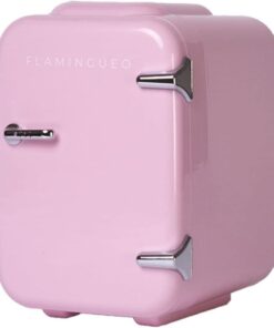 Flamingueo - Retro Mini Fridge - 4 liters - Refrigerator - Pastel Pink