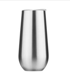 Flask/ Wine Tumblr (10oz) Stainless Steel - Silver