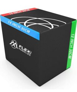 Flexi Muscles - 3 in 1 Soft Plyometric Jump Box for Jump Training - 75.0 cm