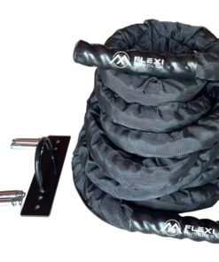 Flexi Muscles - 38mm Thick Battle Ropes for Exercise Workout with Anchor. - 900.0 cm
