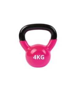 Flexi Muscles - 4kg Vinyl Coated Kettlebell for Strength Training