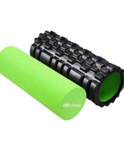 Flexi Muscles - Deep Tissue Massage Foam Roller - Black and Green