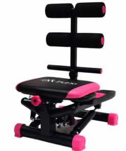 Flexi Muscles - Exercise Stepper and Abs Cruncher Machine - Pink
