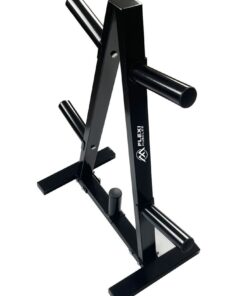 Flexi Muscles - Olympic Barbell Weight Plates Rack.