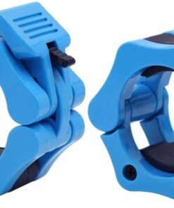 Flexi Muscles - Quick Release Barbell Clips/Clamps 25mm (Set of 2) - Blue